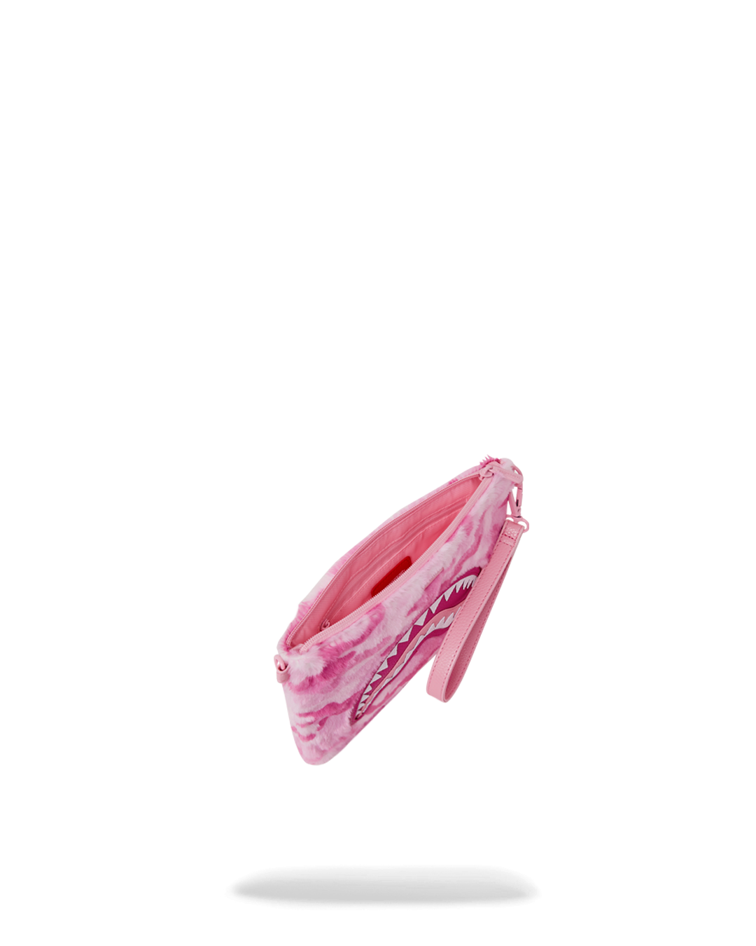 FURRROCIOUS IN PINK CROSSOVER CLUTCH